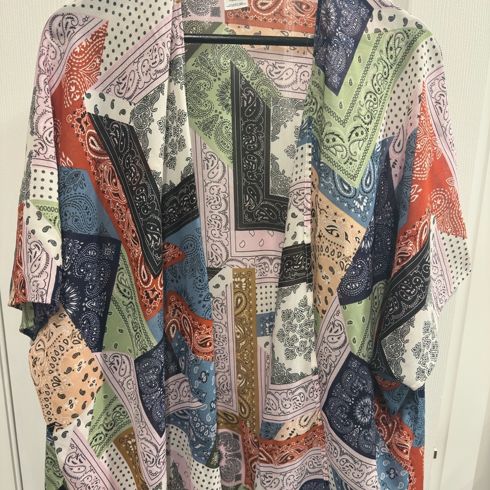 Ardene Multicolor Paisley Kimono